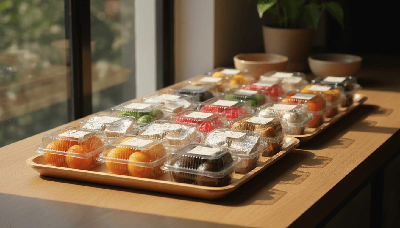Assorted traditional Indian sweets in premium hygienic packaging